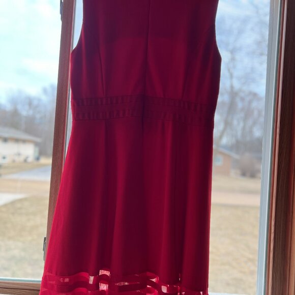 Red Calvin Klein Plus Size Dress - Picture 3 of 6